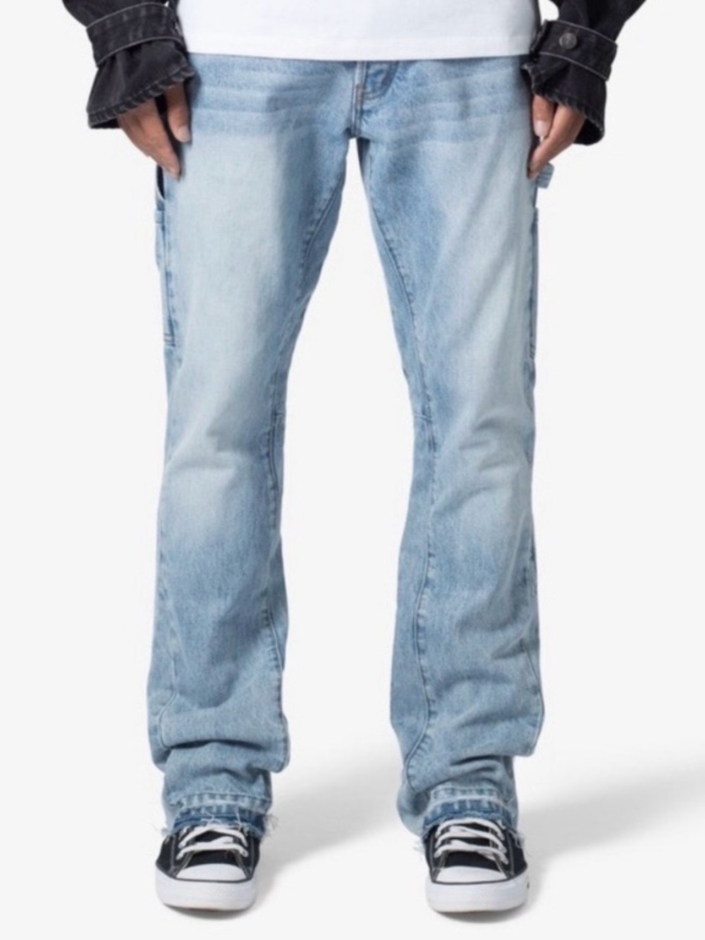 MNML Light Blue Bootcut Jeans